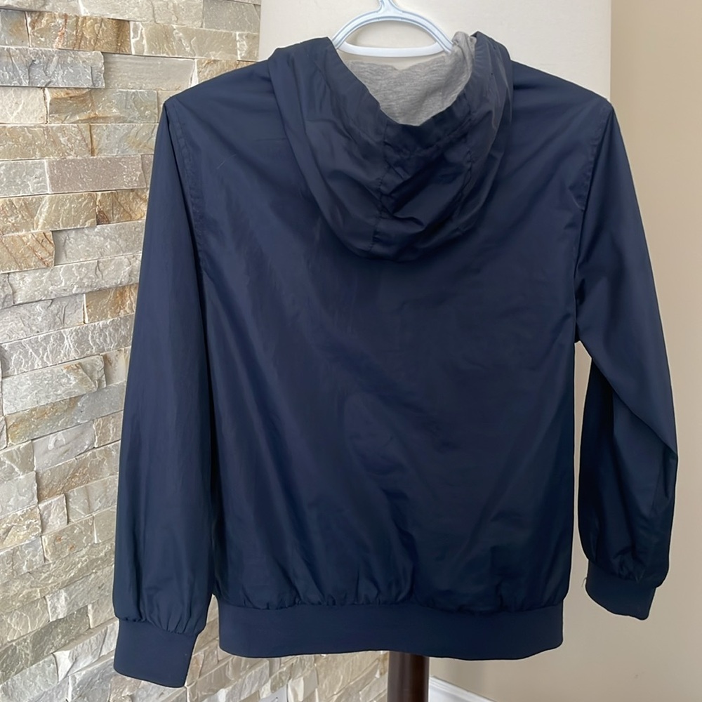Navy Blue Zip-Up Jacket - Picture 6 of 7